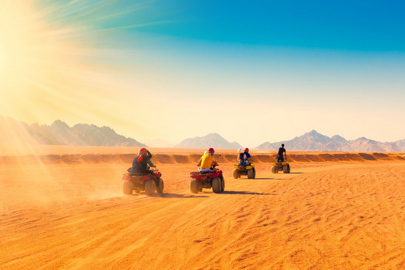 Quad Biking in Morning